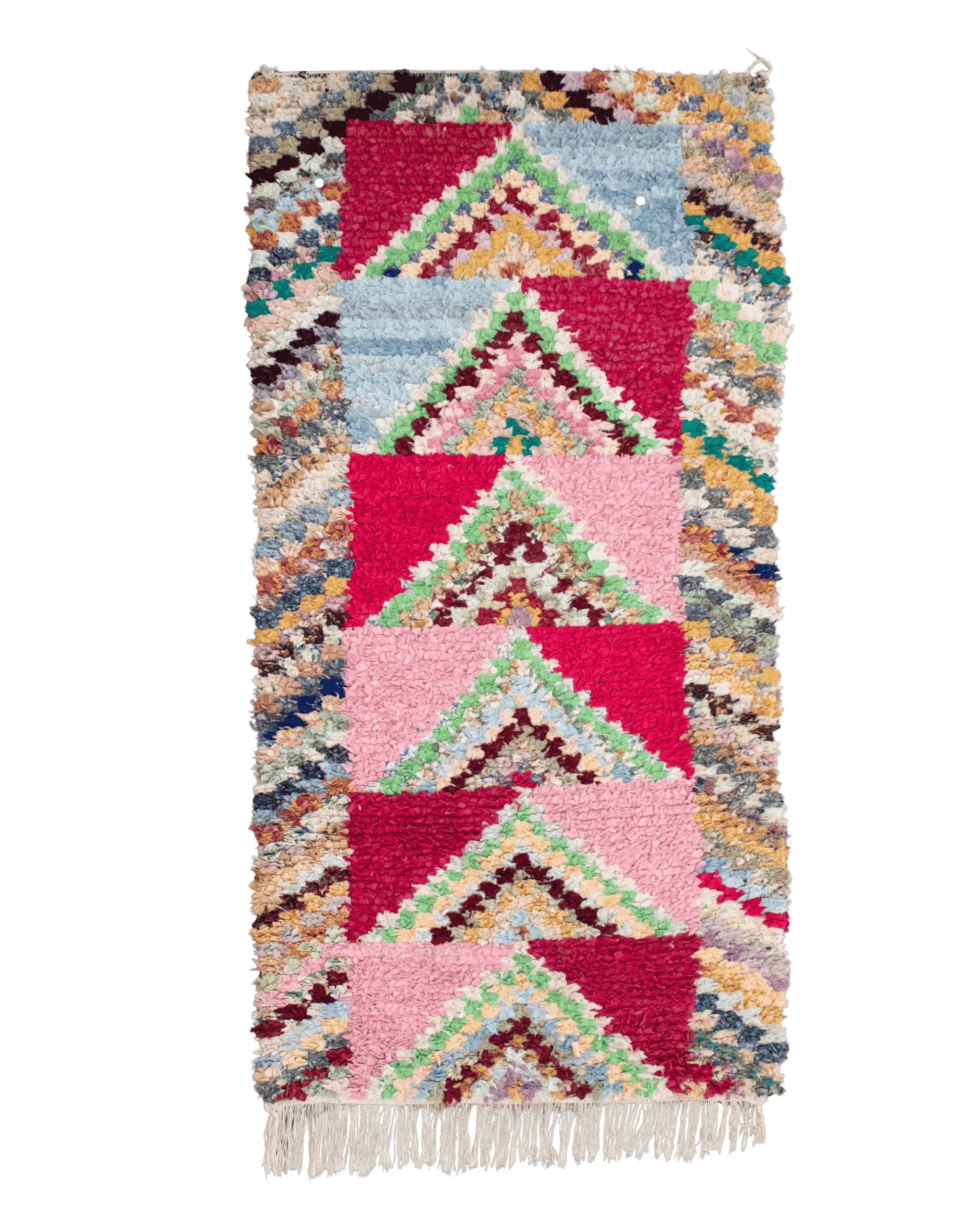 Tappeto Boucherouite vintage 180x80 cm